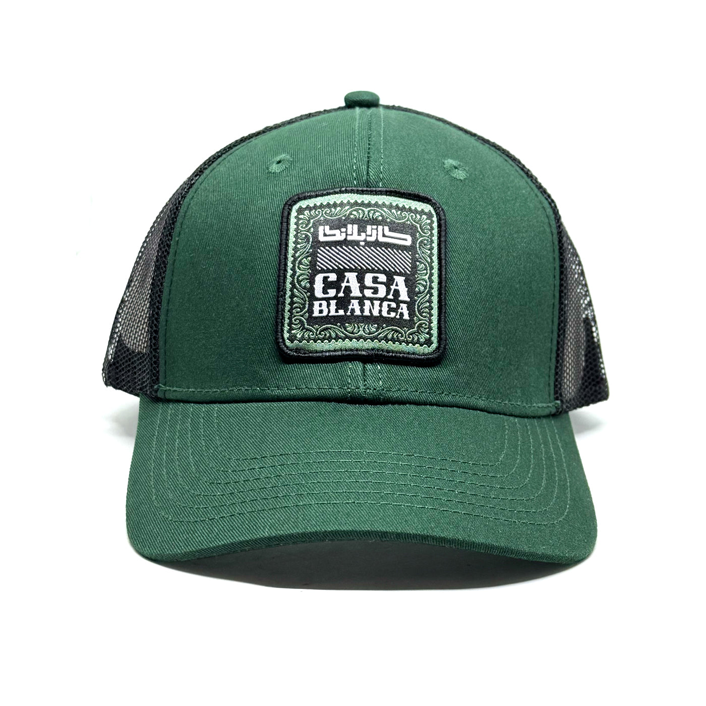 Casquette Casablanca vert bouteille