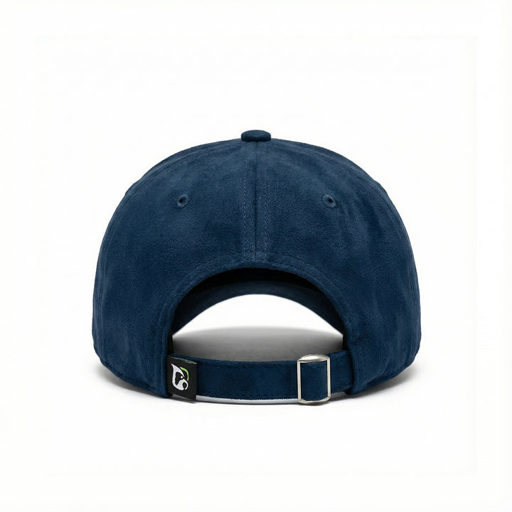 Casquette en daim Bleu nuit