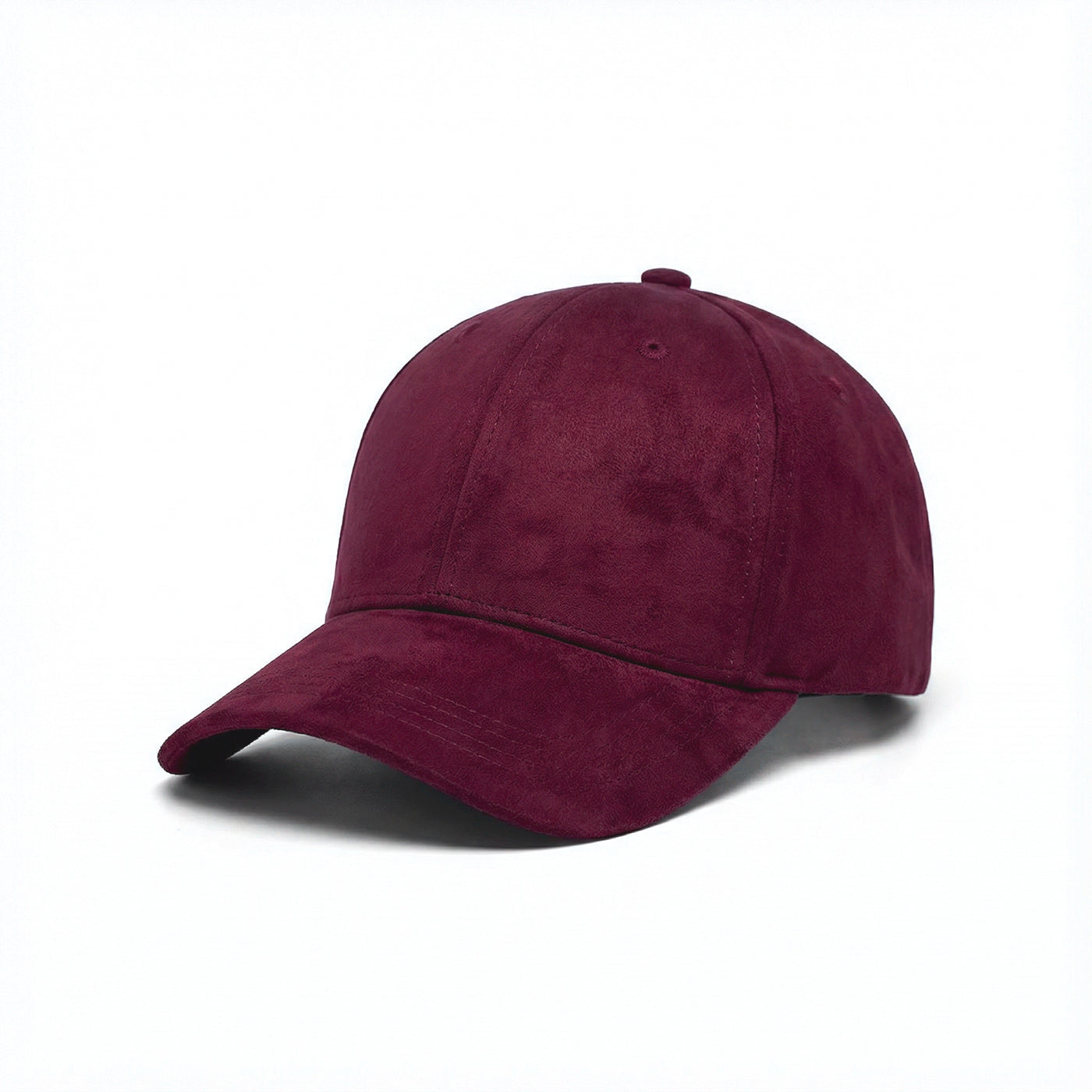 Casquette en daim Bordeaux