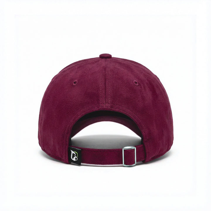 Casquette en daim Bordeaux