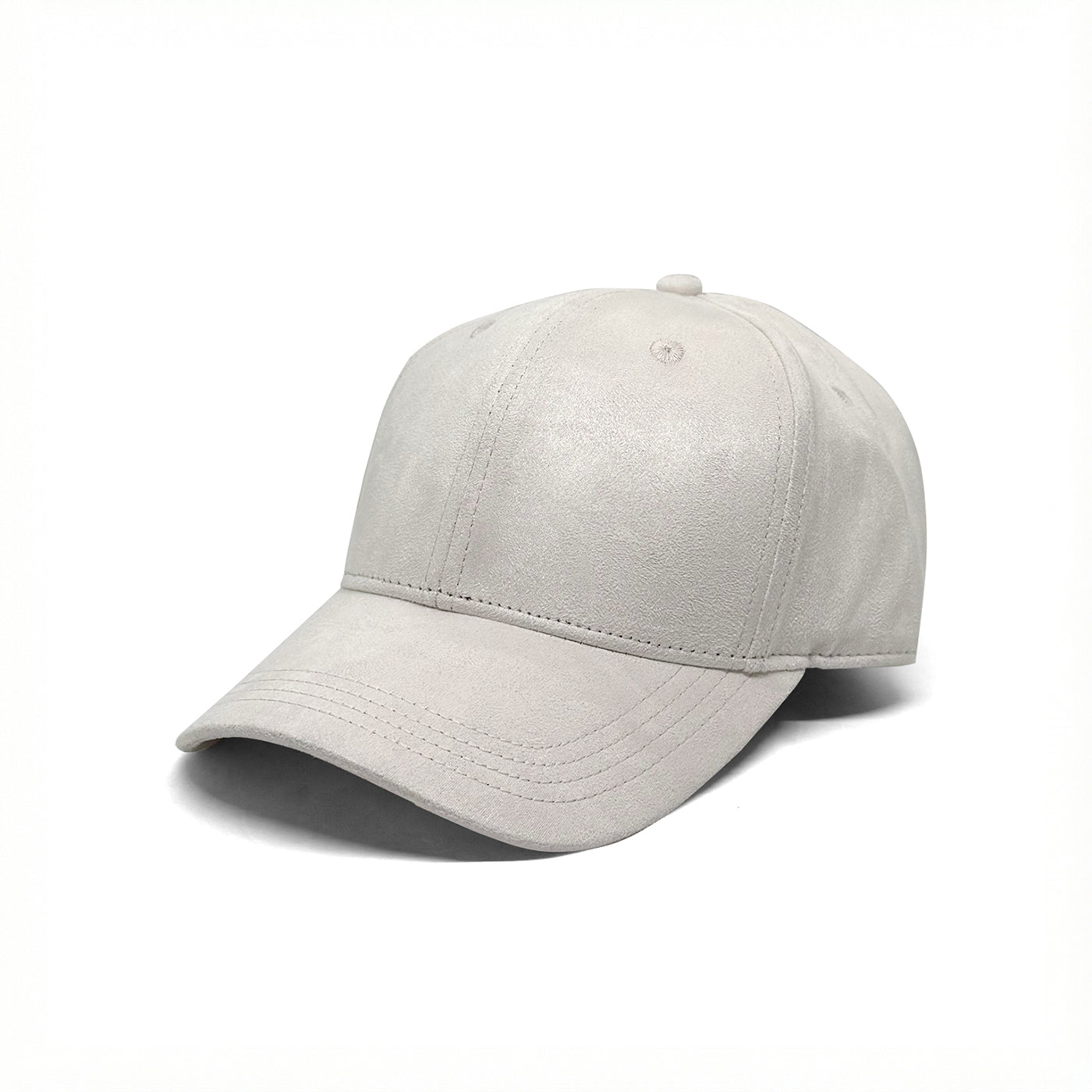 Casquette en daim blanche