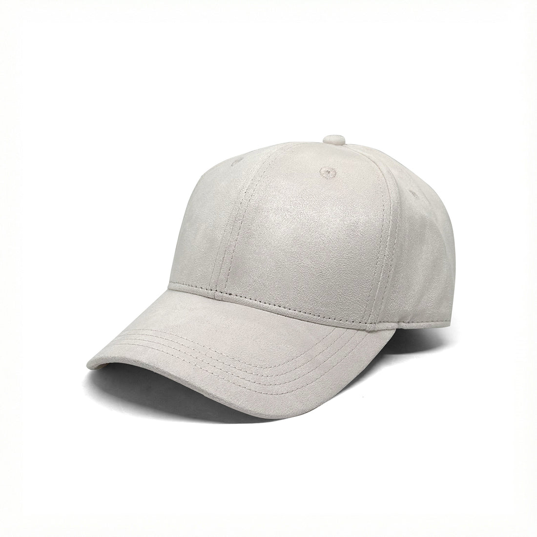 Casquette en daim blanche