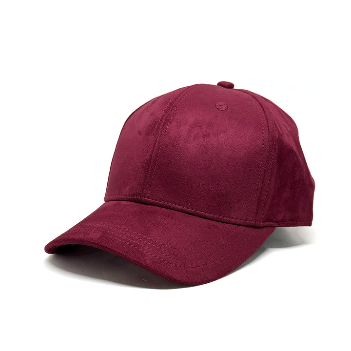 Casquette Suedine Bordeaux