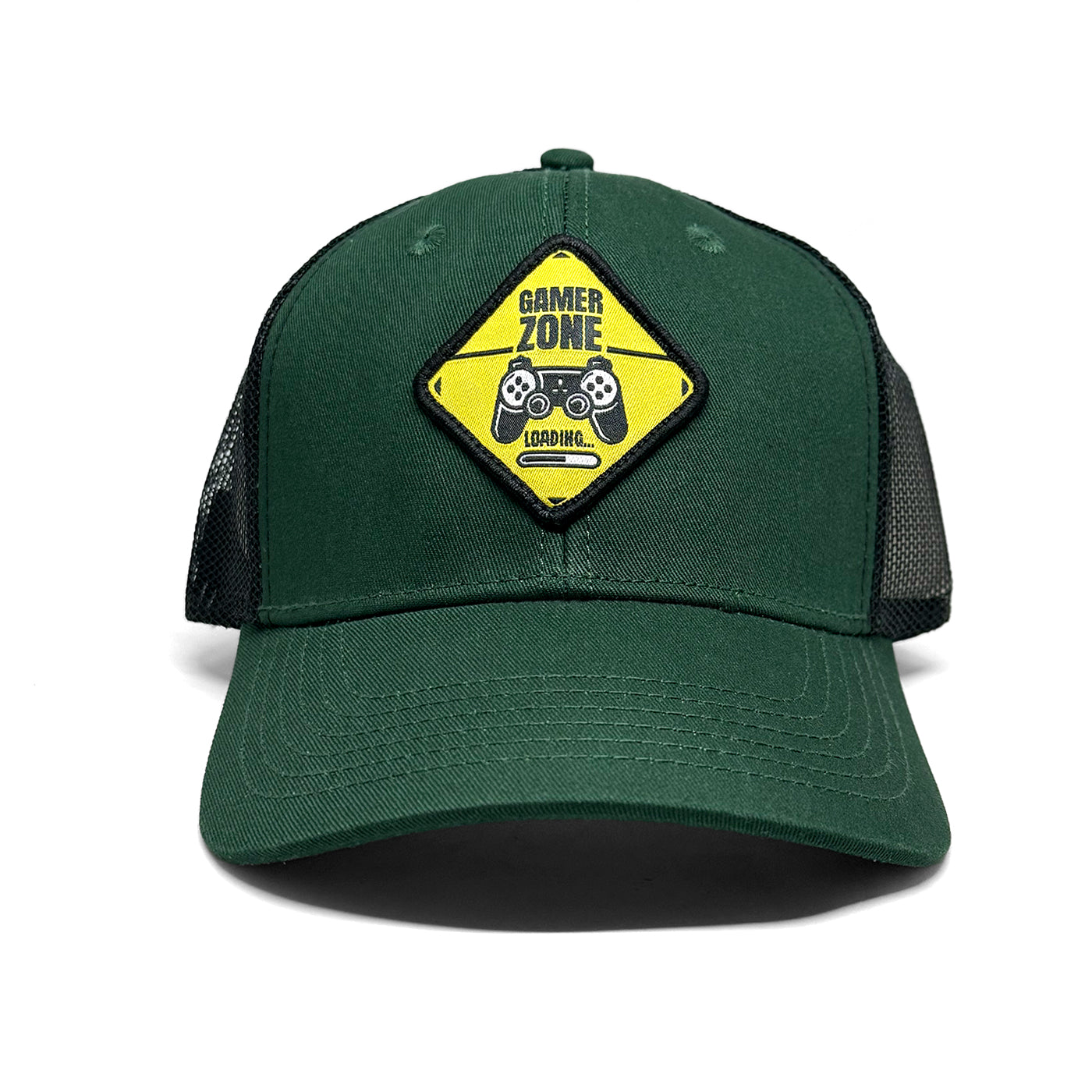 Casquette Gamer Zone vert bouteille