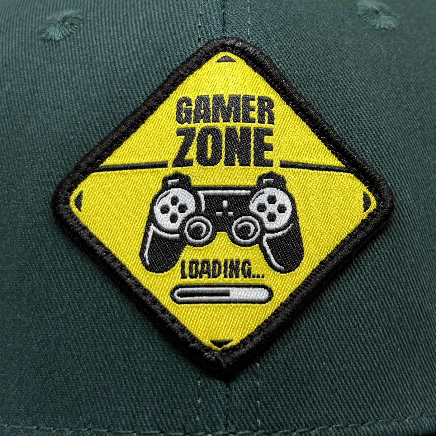 Casquette Gamer Zone vert sapin