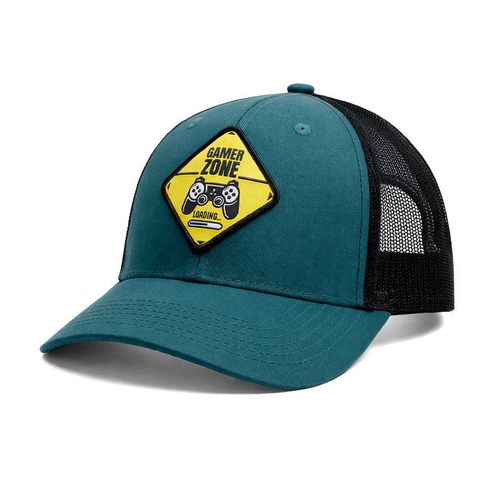 Casquette Gamer Zone Bleu Pétrole