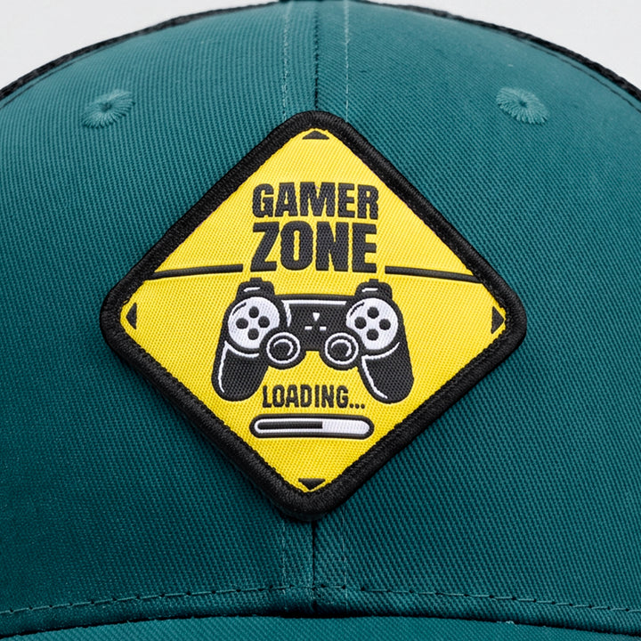 Casquette Gamer Zone Bleu Pétrole