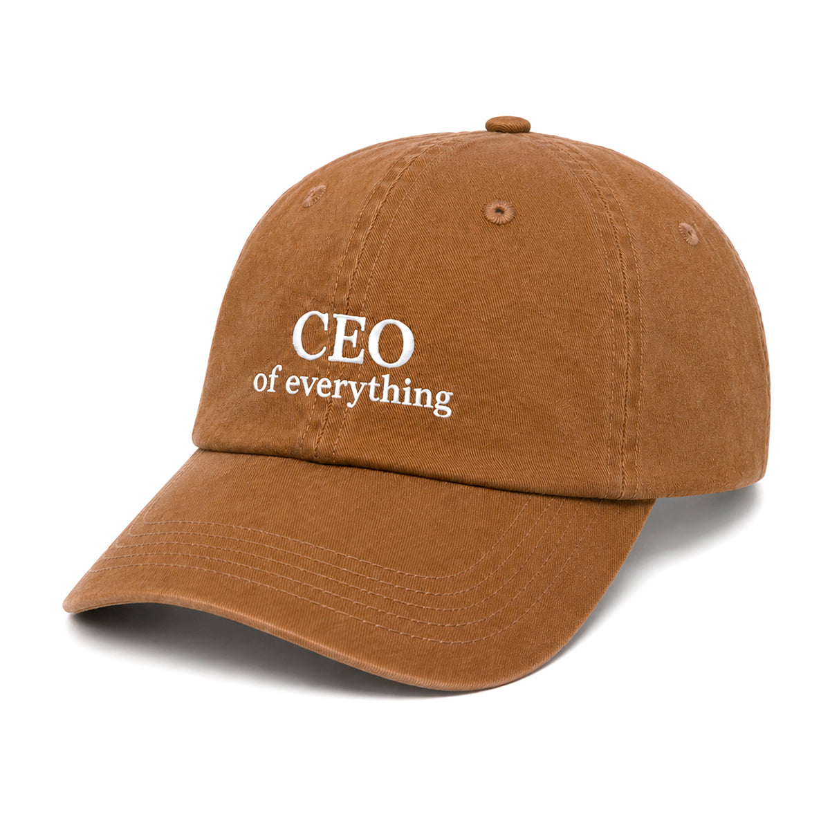 Casquette vintage CEO of everything camel