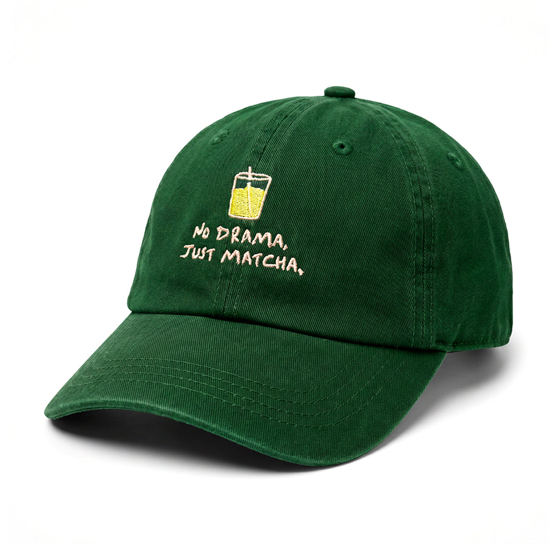 Casquette vintage No Drama Just Matcha