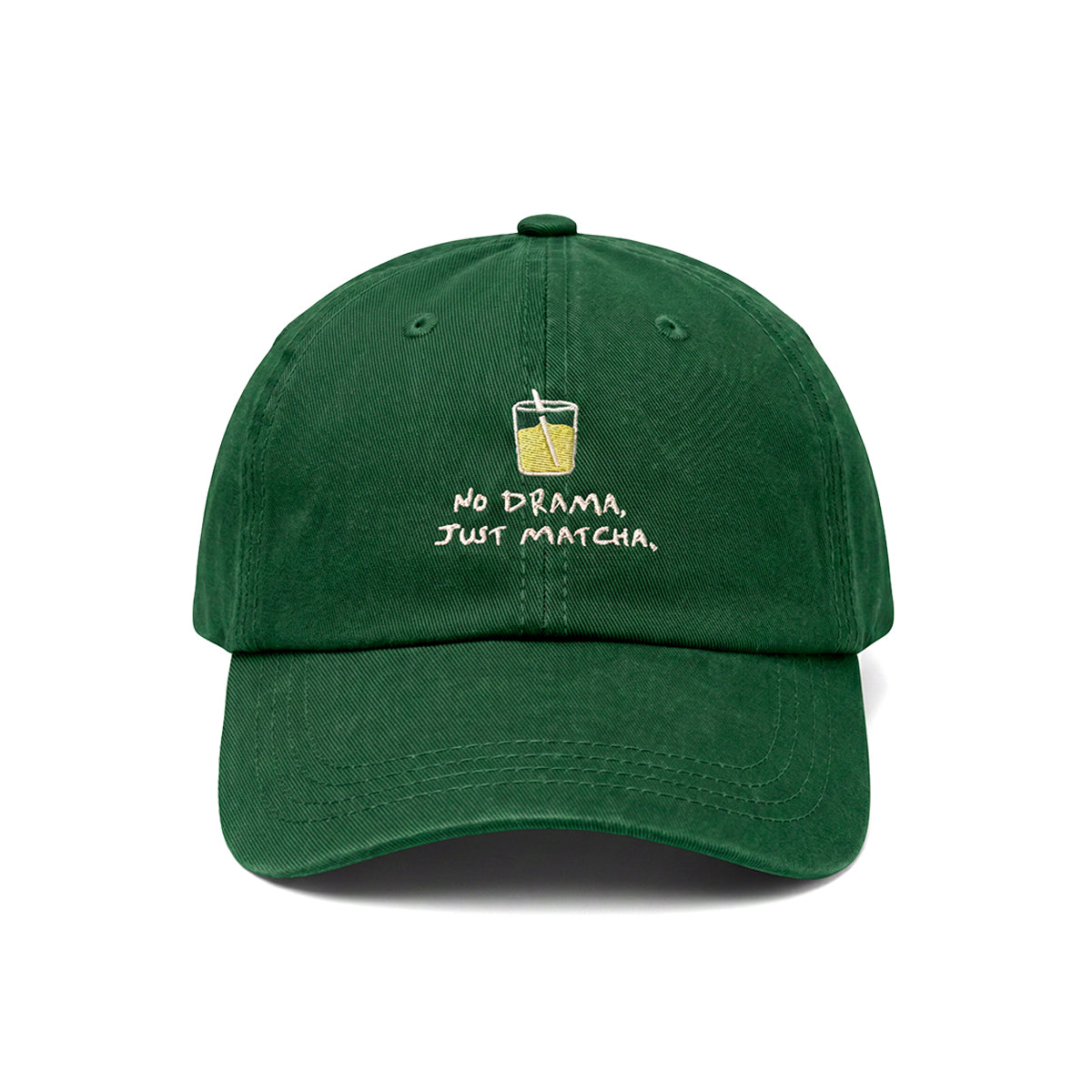 Casquette vintage No Drama Just Matcha