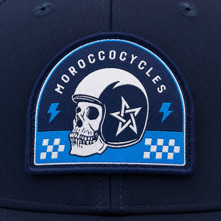 Casquette Moroccocycles Bleu navy