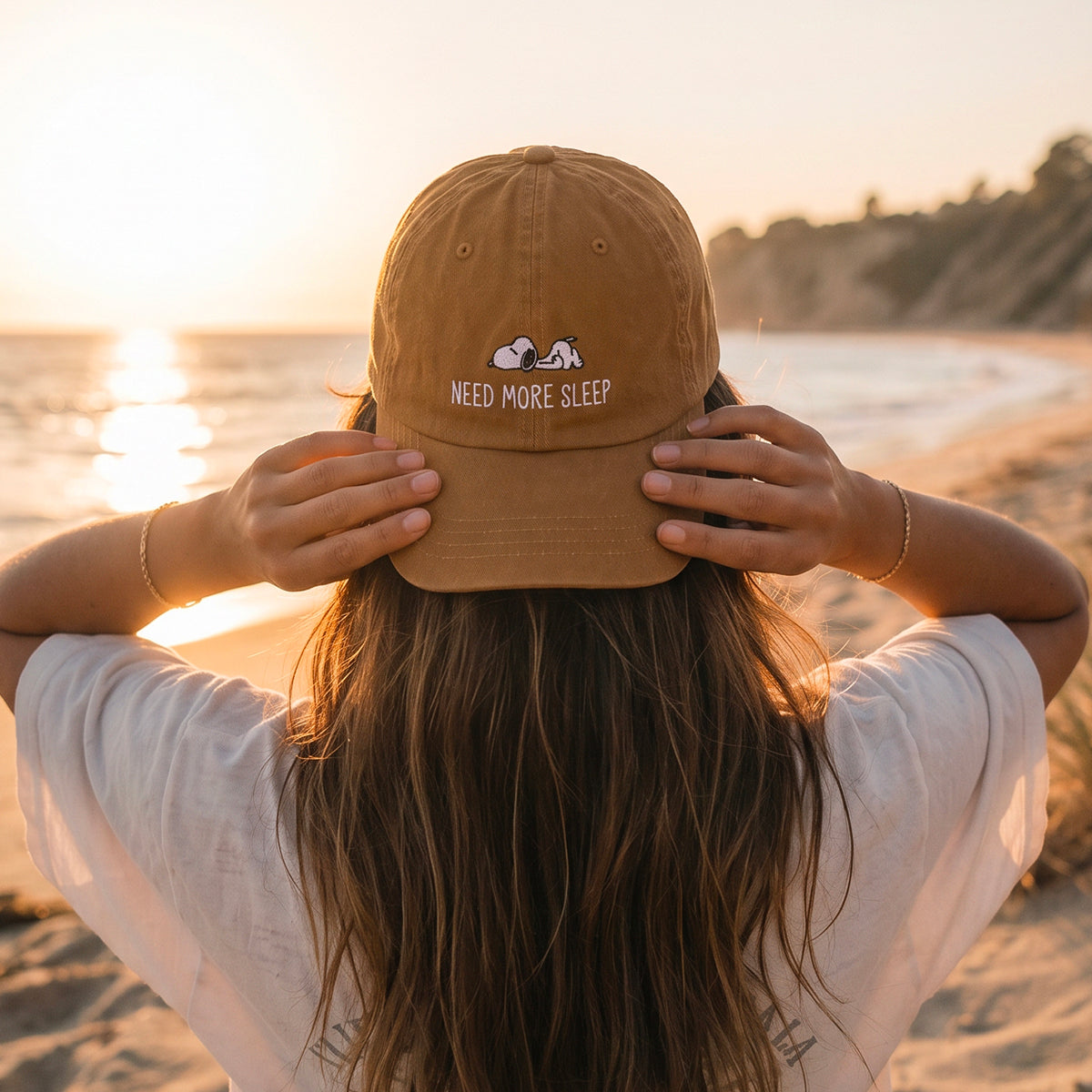 Casquette vintage Need More Sleep