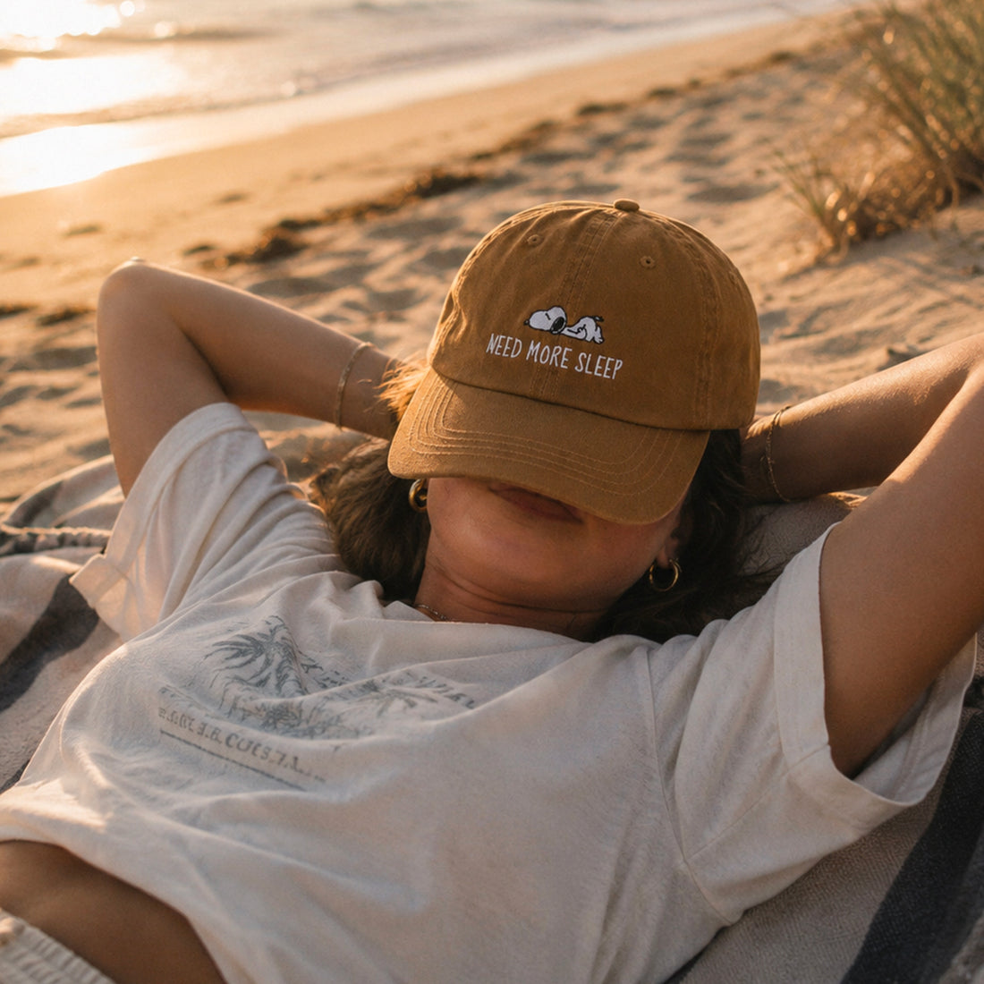 Casquette vintage Need More Sleep