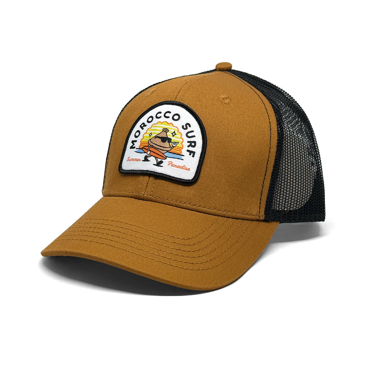 Casquette Morocco surf marron
