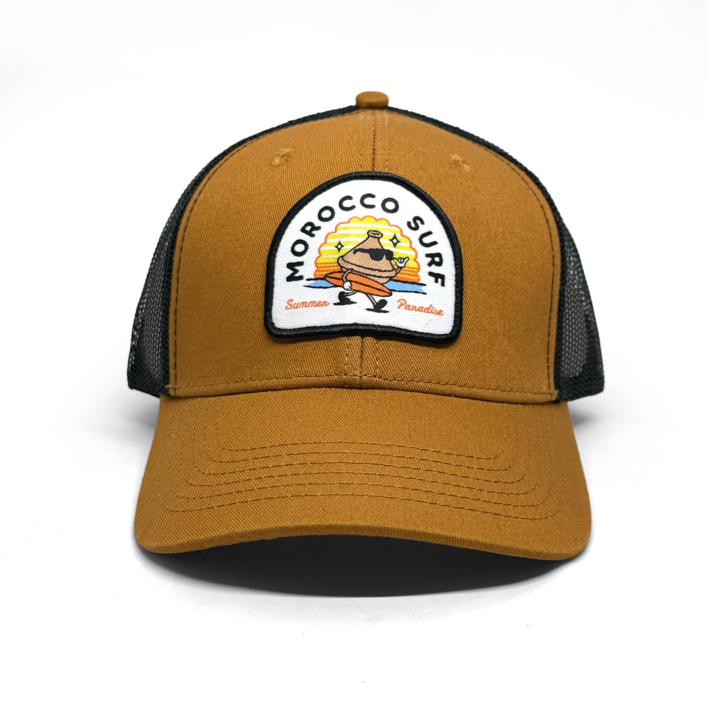 Casquette Morocco surf marron