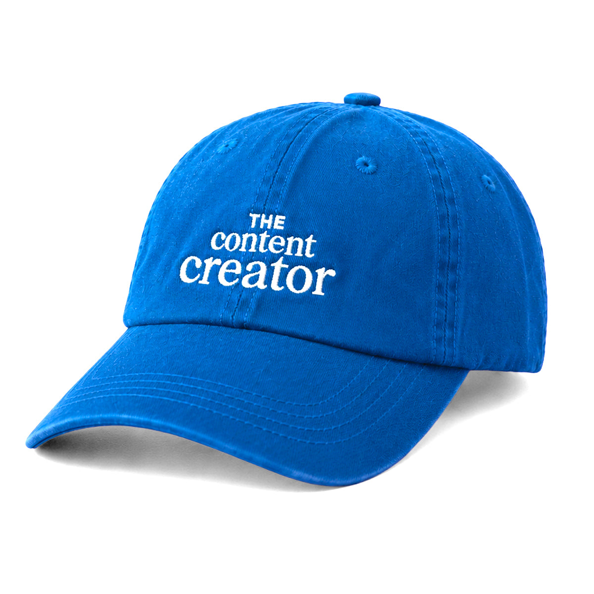 Casquette vintage The Content creator Bleu