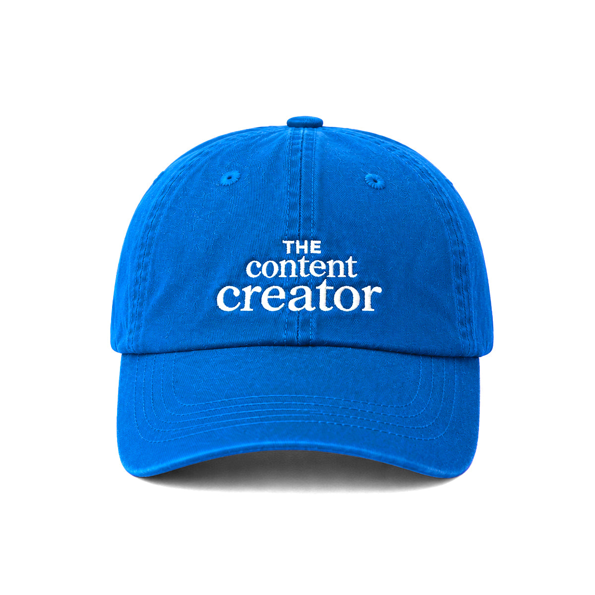 Casquette vintage The Content creator Bleu