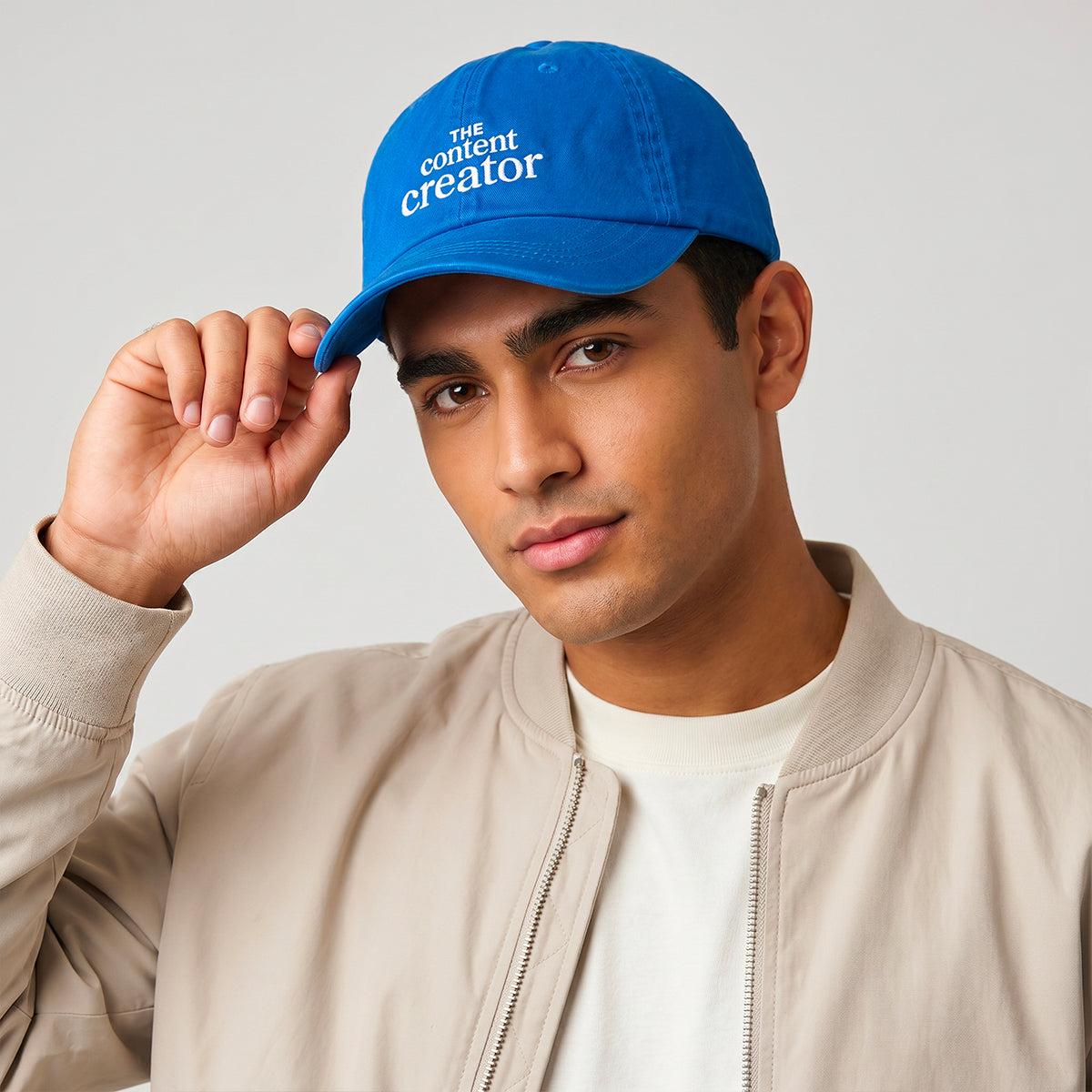 Casquette vintage The Content creator Bleu