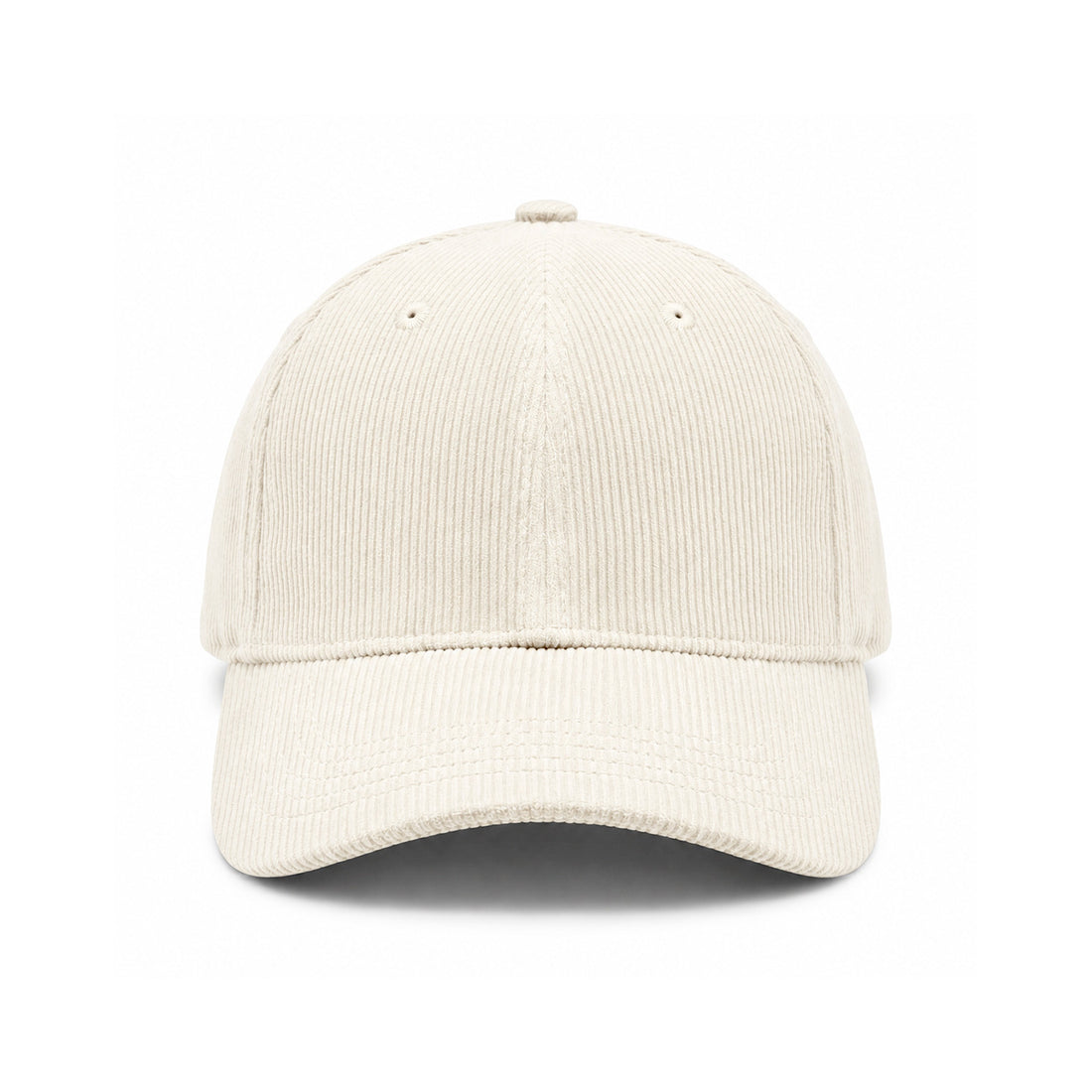 Casquette en velours ivoire