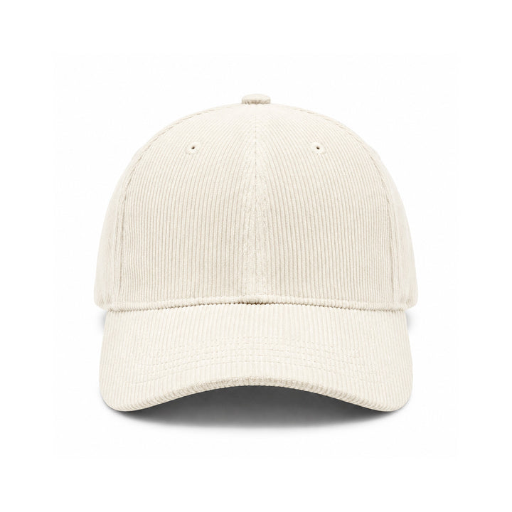 Casquette en velours ivoire