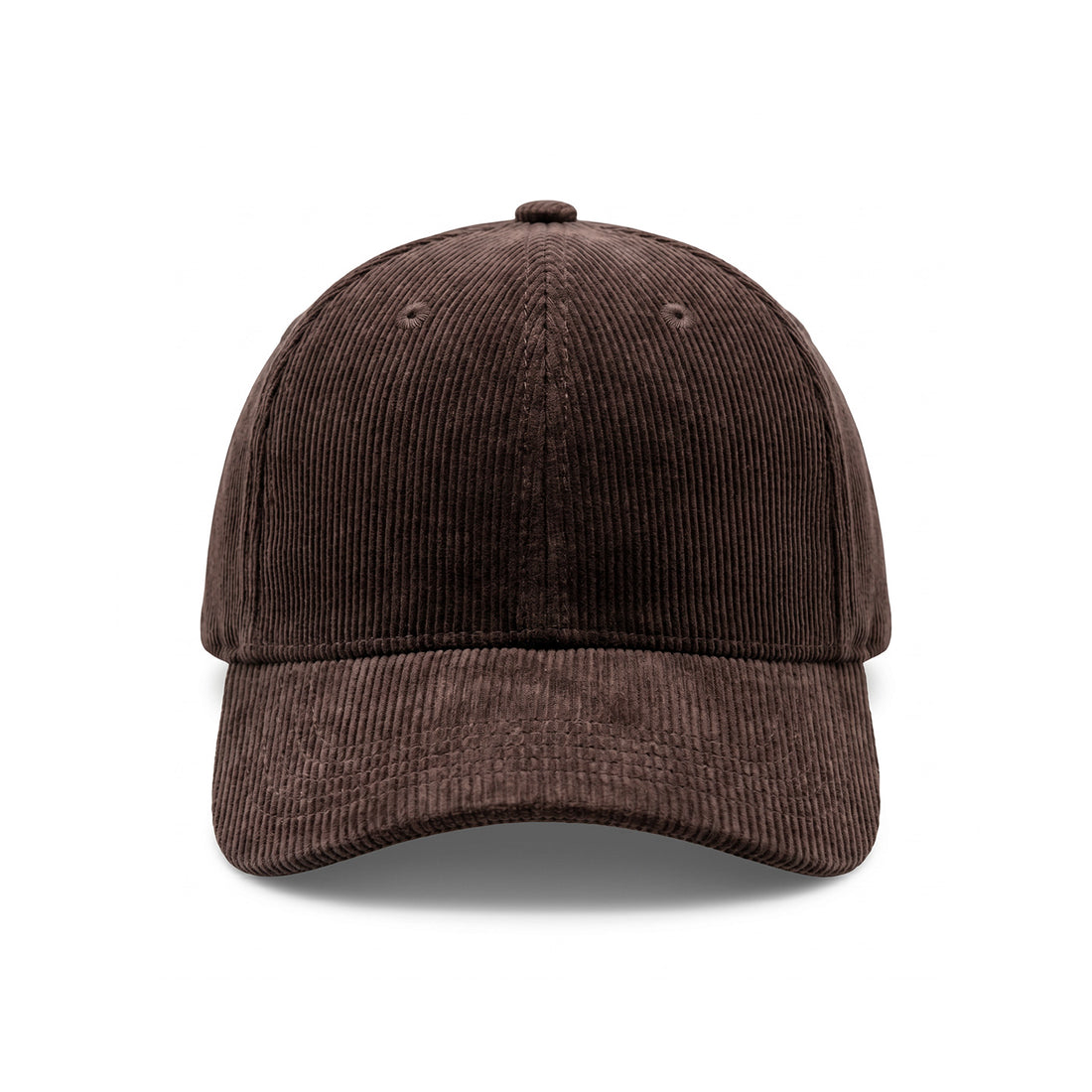Casquette en velours marron choco