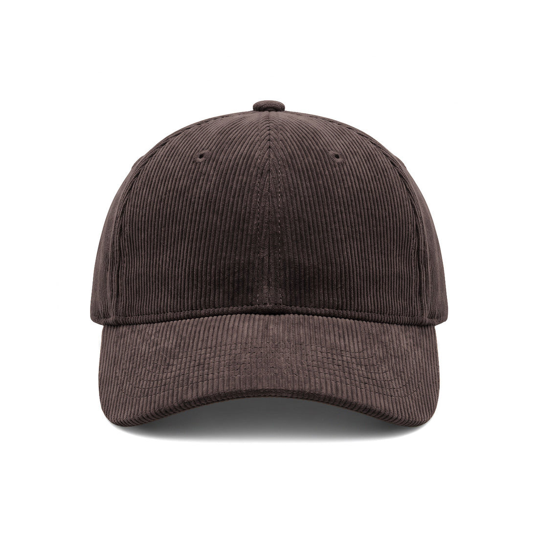Casquette en velours marron choco