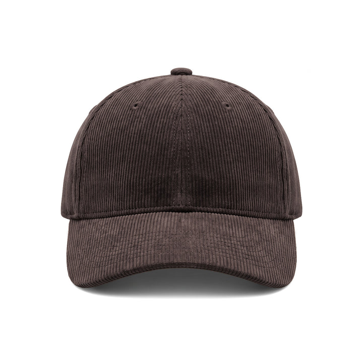 Casquette en velours marron choco