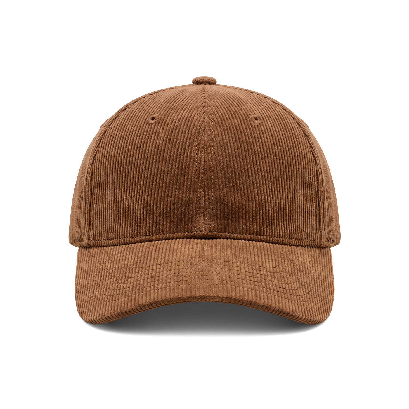 Casquette en velours marron