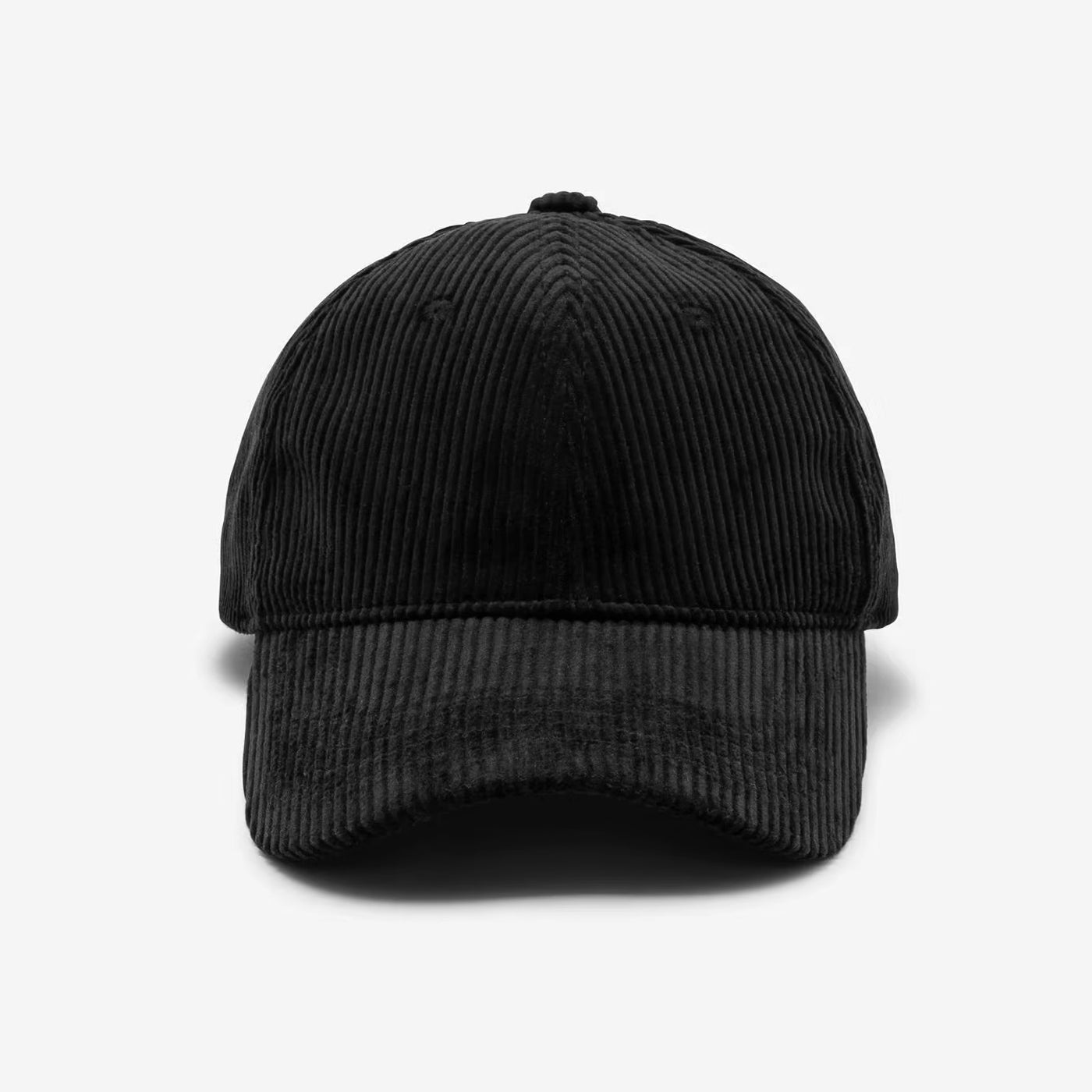Casquette en velours noir