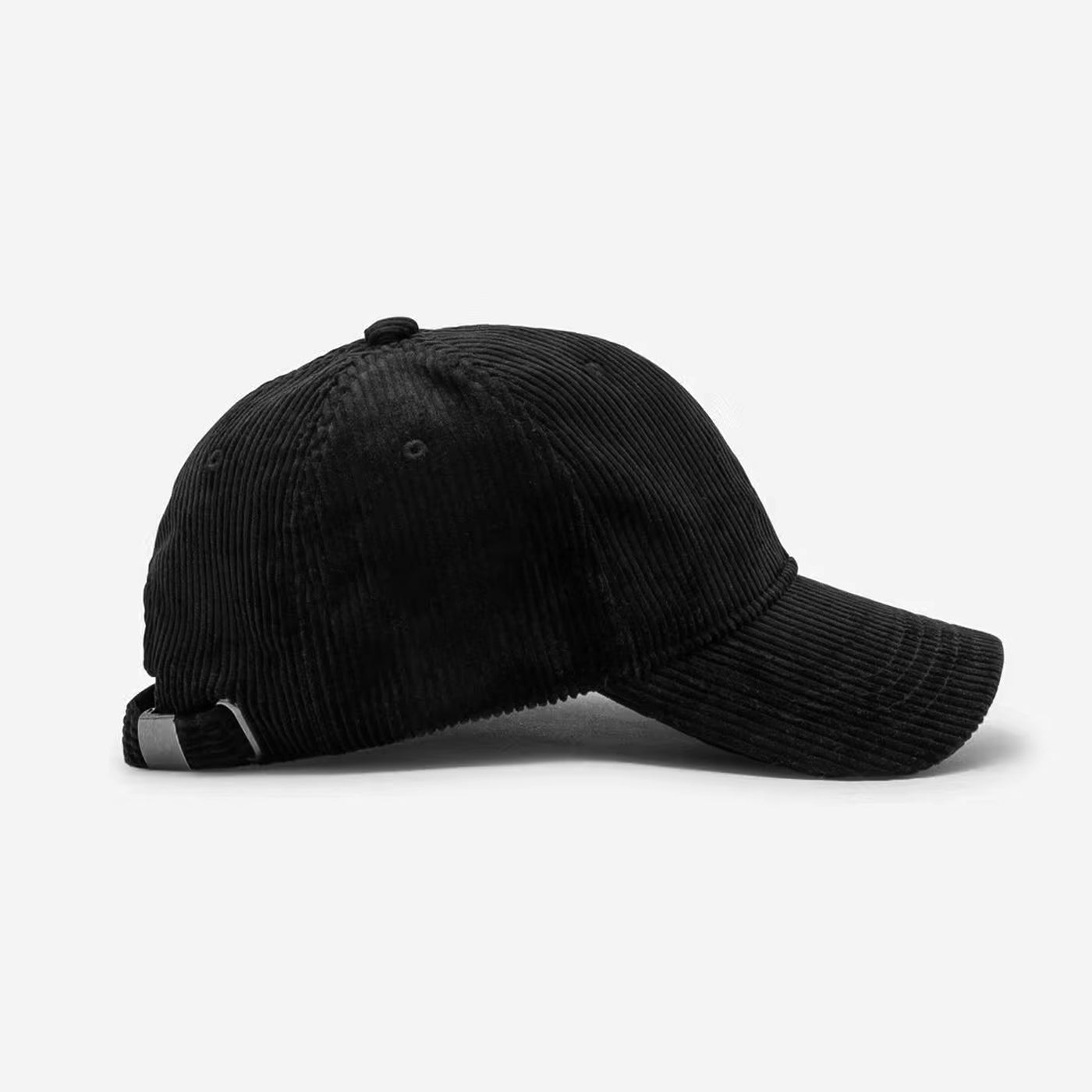 Casquette en velours noir