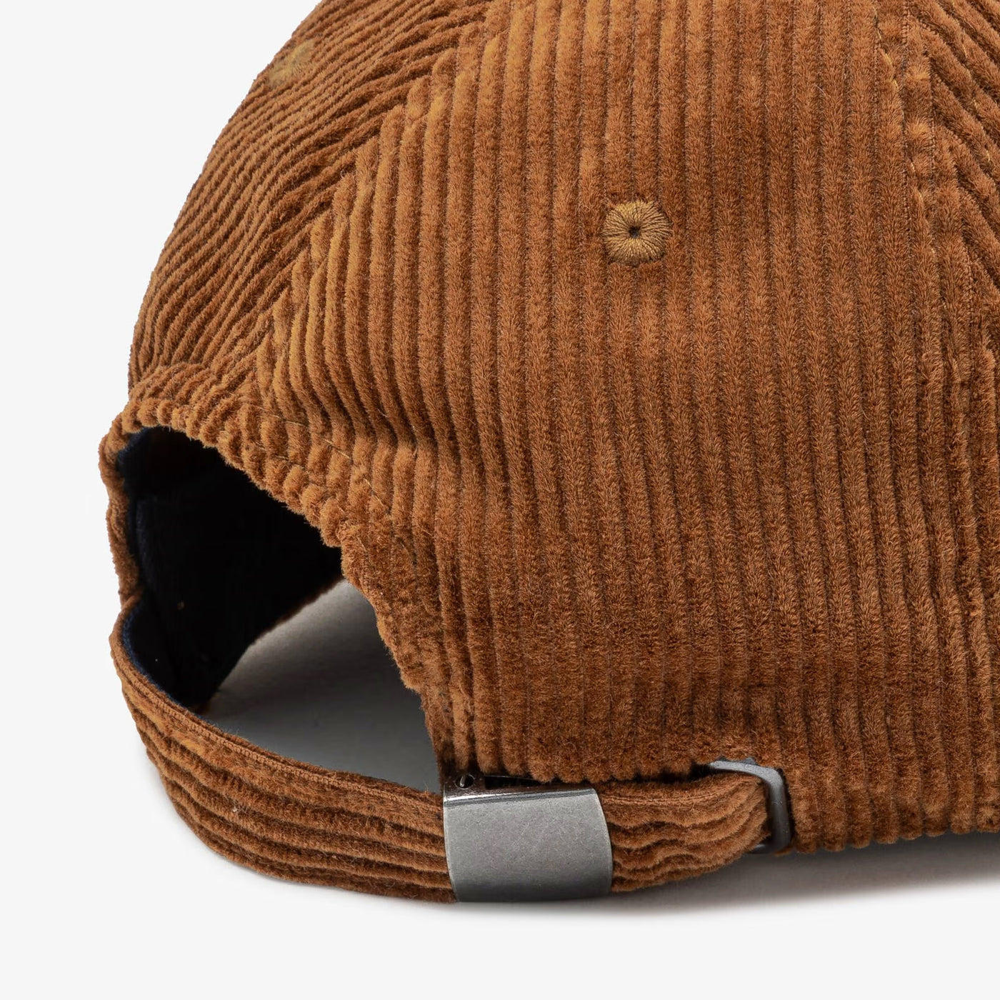 Casquette en velours marron